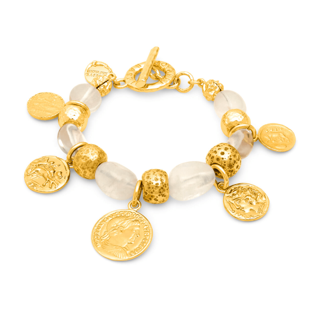 Giovanni Raspini Bracciale Crystal Monete - N0029 - Simmi Gioiellerie - Bracciali