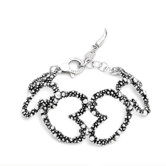 Giovanni Raspini Bracciale Cuori Perlage - 10147 - Simmi Gioiellerie - Bracciali