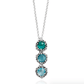 Giovanni Raspini Pendente Cascata Blue Ivy - 12426 - Simmi Gioiellerie - Collane