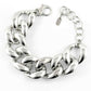 Grande bracciale unisex maglia groumette in argento - Simmi 925 - Simmi Gioiellerie - Bracciali