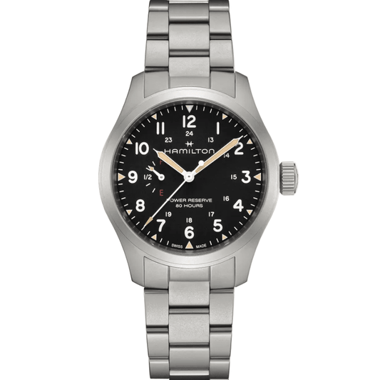 HAMILTON | KHAKI FIELD MECHANICAL POWER RESERVE | 40mm | H69509130 - Simmi Gioiellerie - Orologi