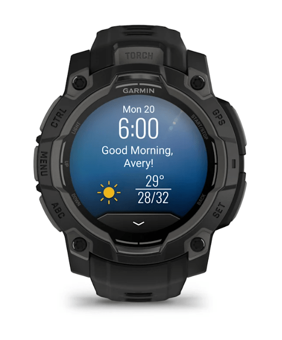 Instinct 3 – 45 mm, AMOLED Black, cinturino Black - 010 - 02936 - 00 - Simmi Gioiellerie - Orologi