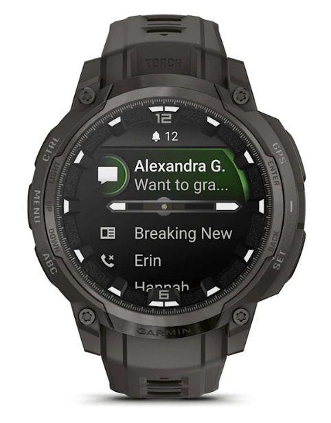 Instinct® Crossover AMOLED - Charcoal - 010 - 03398 - 00 - Simmi Gioiellerie - Orologi