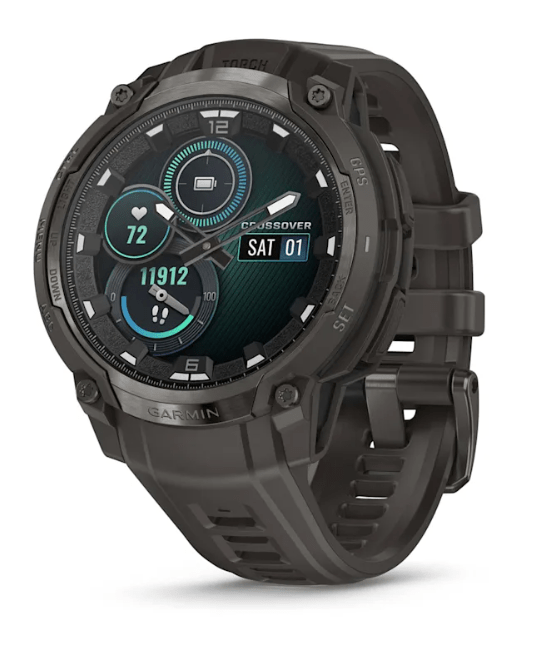Instinct® Crossover AMOLED - Charcoal - 010 - 03398 - 00 - Simmi Gioiellerie - Orologi