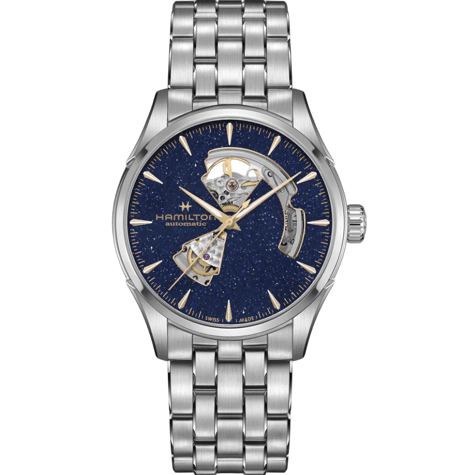 JAZZMASTER OPEN HEART AUTO 42MM Carica automatica - H32705140 - Simmi Gioiellerie -Orologi