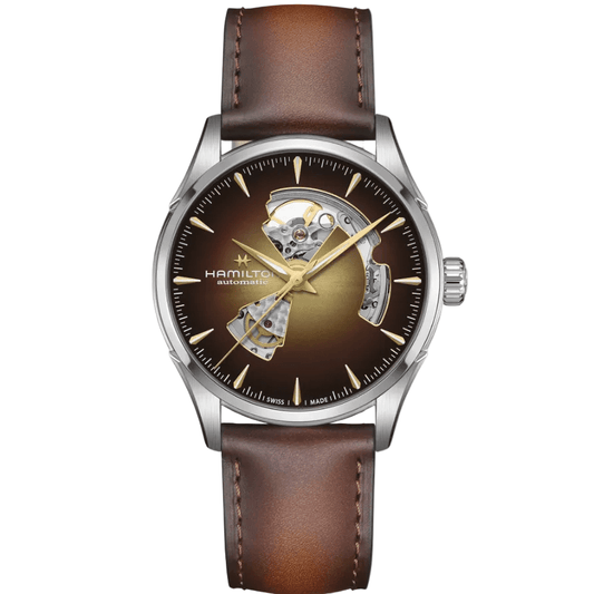 JAZZMASTER OPEN HEART AUTO 42MM - H32705501 - Simmi Gioiellerie - Orologi