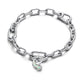 Mini ciondolo pendente Colomba in argento sterling con opale bianco creato in laboratorio - 794566C01 - Simmi Gioiellerie -Charm