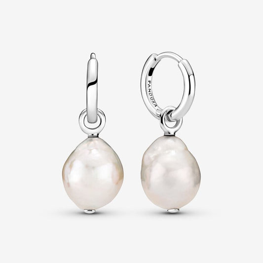 Orecchini Cerchi con Perle d’Acqua Dolce Coltivate - 299426C01 - Simmi Gioiellerie - Orecchini
