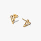 Orecchini Cuore Linea Sinuosa - 264393C00 - Simmi Gioiellerie - Orecchini
