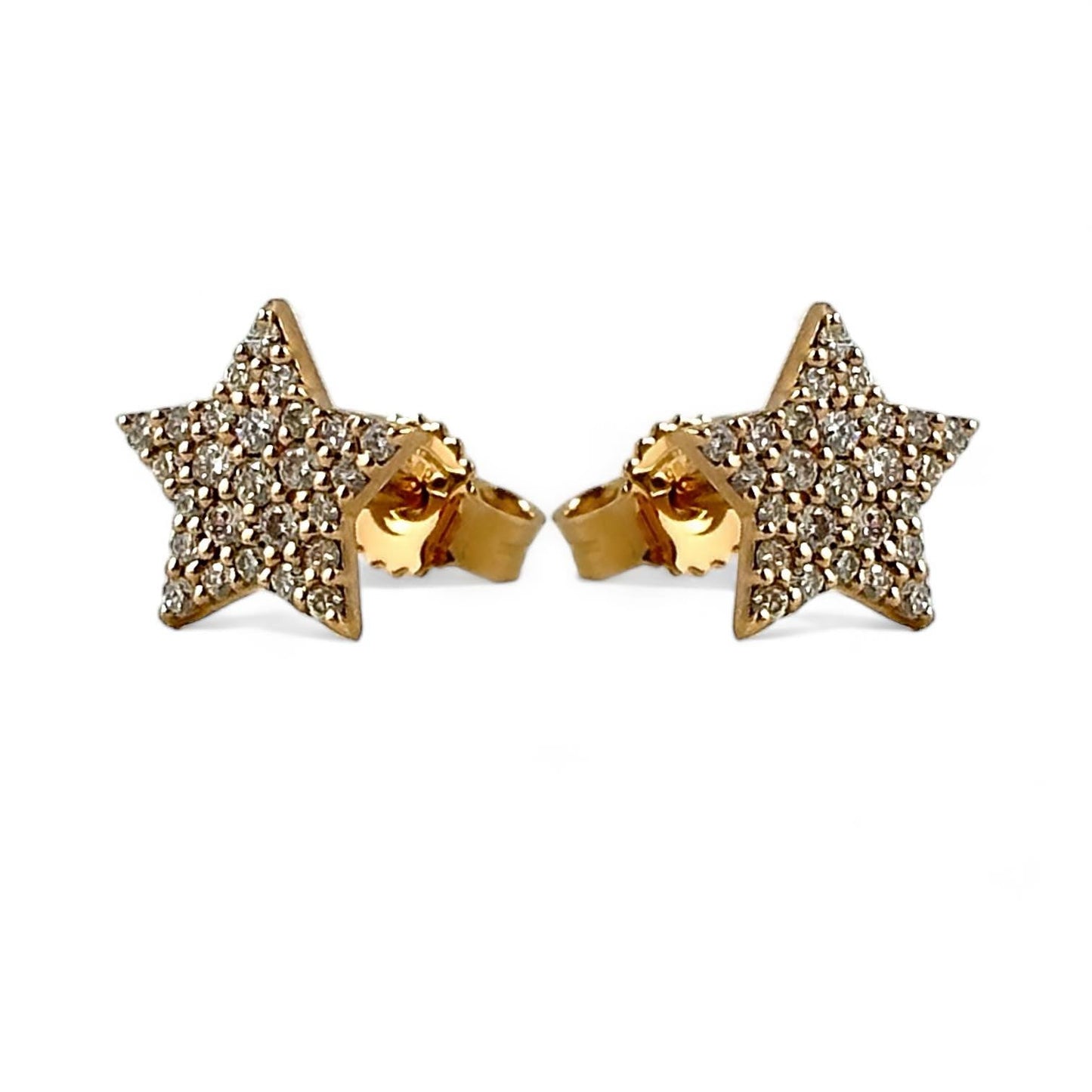 Orecchini da donna a stella in oro e diamanti - Simmi Gioielli - Simmi Gioiellerie - Orecchini
