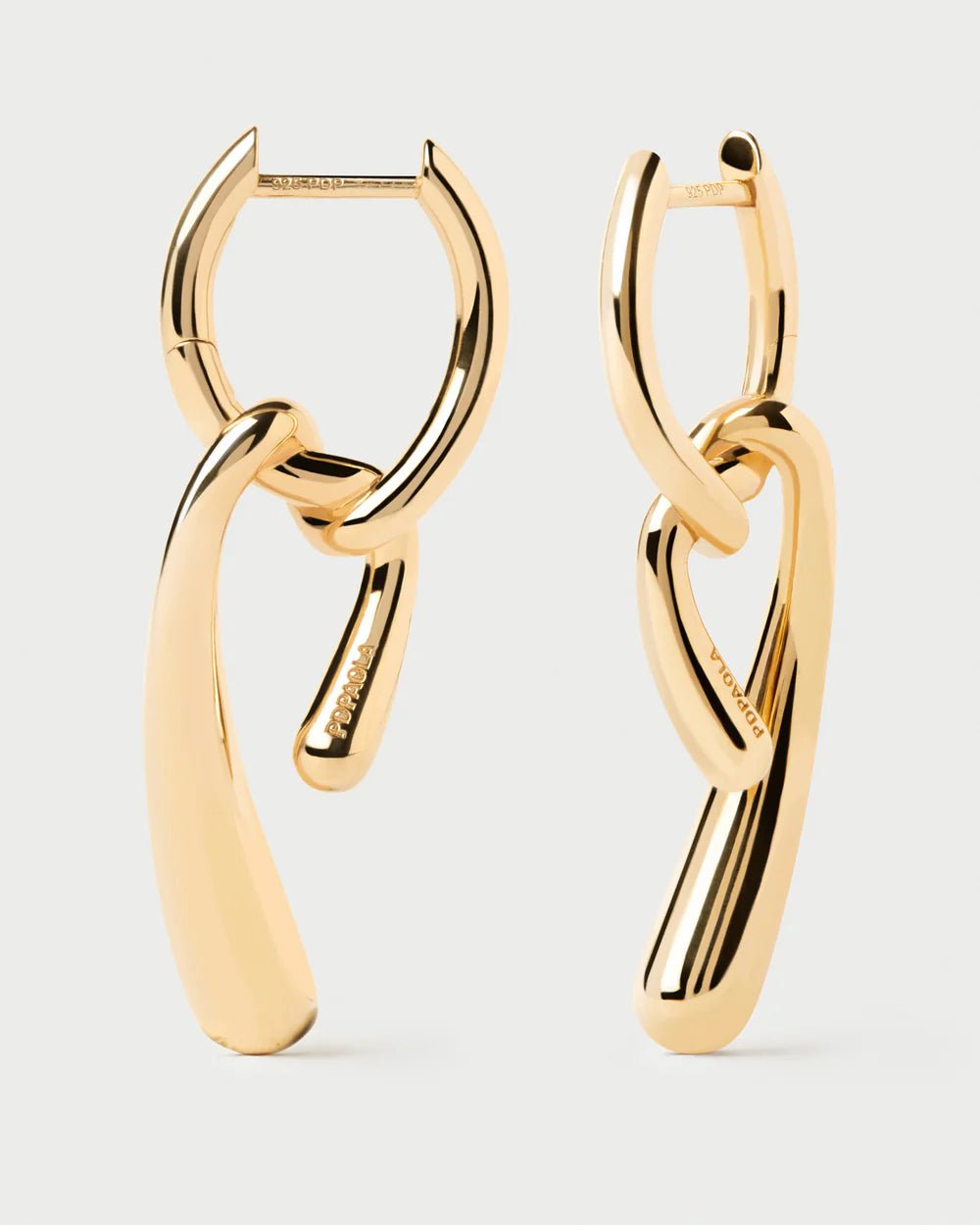 Orecchini da donna PD Paola a cerchio twist - AR01 - D27 - Simmi Gioiellerie - Orecchini