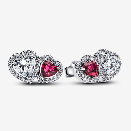 Orecchini Doppi Cuori - 293633C01 - Simmi Gioiellerie - Orecchini