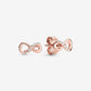 Orecchini Infinito Placcatura in Oro Rosa 14k - 288820C01 - Simmi Gioiellerie - Orecchini