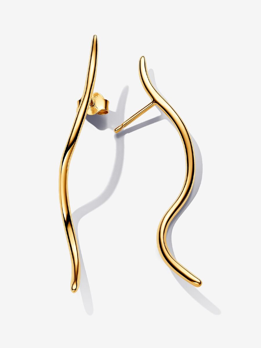 Orecchini Pendenti Linea Sinuosa - 263287C00 - Simmi Gioiellerie - Orecchini