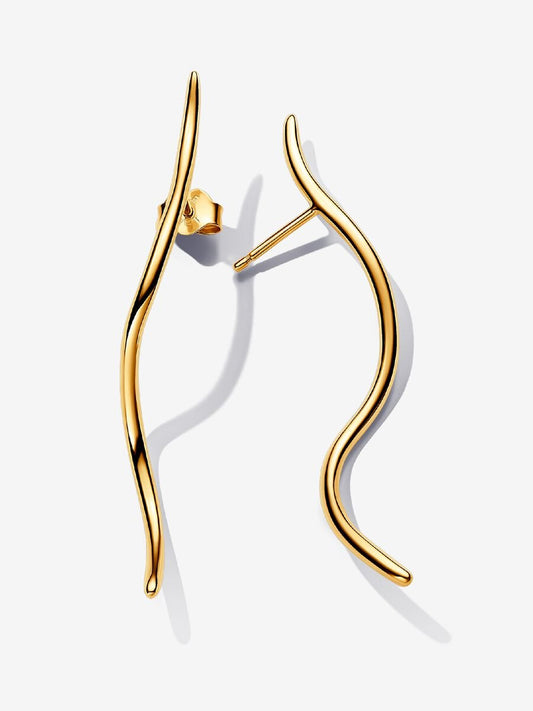 Orecchini Pendenti Linea Sinuosa - 263287C00 - Simmi Gioiellerie - Orecchini