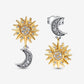 Orecchini Pendenti Sole e Luna - 262442C01 - Simmi Gioiellerie - Orecchini