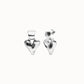 Orecchini Uno de 50 a lobo in argento sterling placcato - PEN1068 - Simmi Gioiellerie - Orecchini