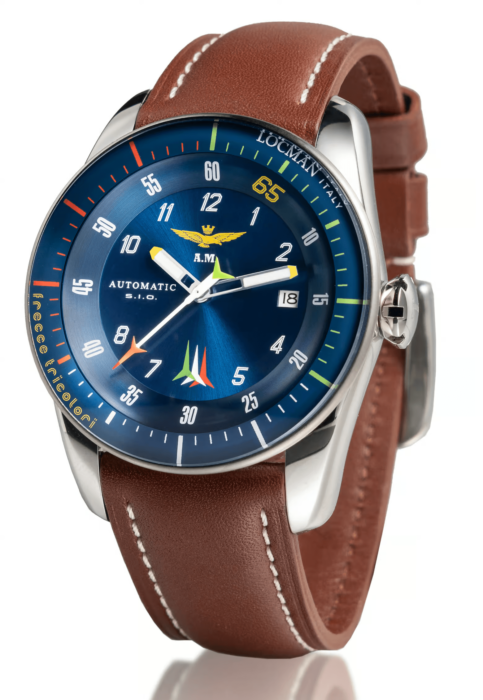 Orologio da uomo Locman frecce Tricolori - 0455A02S - 00FTBLPT - Simmi Gioiellerie - Orologi