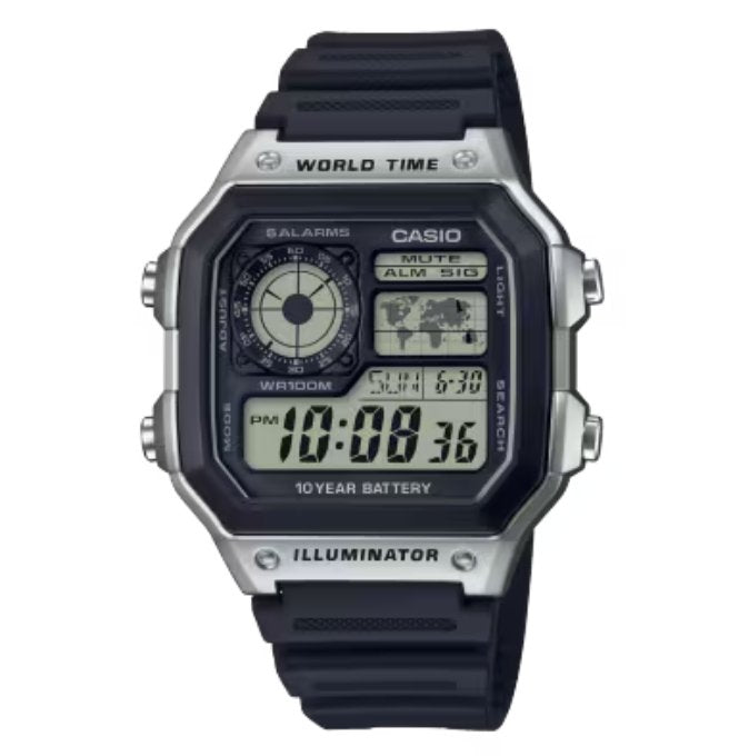 Orologio digitale casio da uomo - AE-1200WH-1CV - Simmi Gioiellerie -Orologi