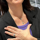 Pendente da donna in oro con smeraldo e diamanti - Simmi Gioielli