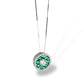 Pendente da donna in oro con smeraldo e diamanti - Simmi Gioielli - Simmi Gioiellerie - Collane