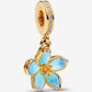 Pendente Fiore di ciliegio blu - 760667C01 - Simmi Gioiellerie - Charm
