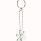 Portachiavi Uno de 50 fiore placcato argento Sterling - LLA1024 - Simmi Gioiellerie - Portachiavi