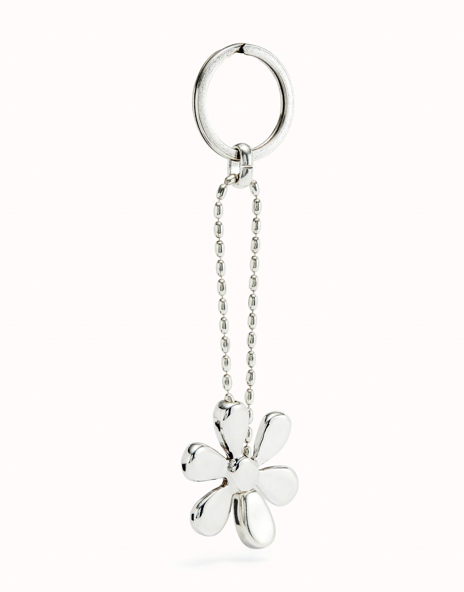 Portachiavi Uno de 50 fiore placcato argento Sterling - LLA1024 - Simmi Gioiellerie - Portachiavi