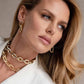 Rebecca Gioielli Orecchini Diva mix maglie lisce ovali e geometriche texturizzate - BDVOOO23 - Simmi Gioiellerie - Orecchini