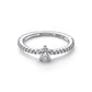 Stella argento sterling anello con zirconia cubica trasparente - 194959C01 - Simmi Gioiellerie -Anelli