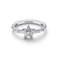 Stella argento sterling anello con zirconia cubica trasparente - 195072C01 - Simmi Gioiellerie -Anelli