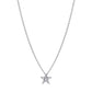 Stella argento sterling collana con pendente con zirconia cubica trasparente - 395078C01 - Simmi Gioiellerie -Collane