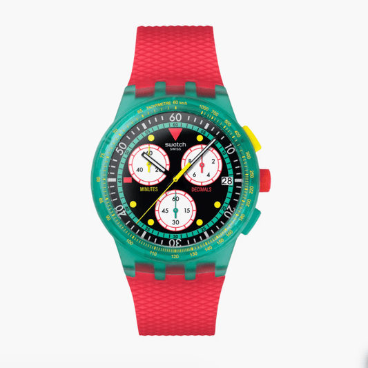 SWATCH NEON EMERALD CHRONO - SUSG409 - Simmi Gioiellerie - Orologi