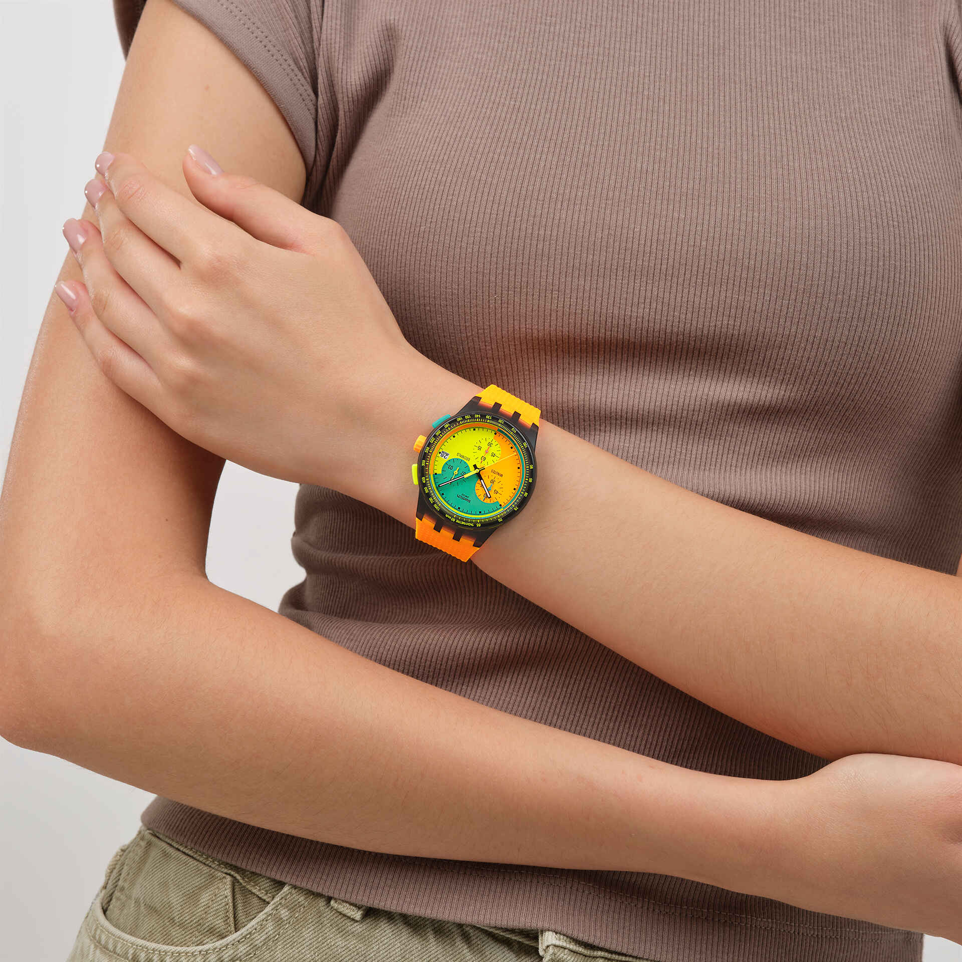 SWATCH NEON SIGNAL FLAG - SUSB422 - Simmi Gioiellerie - Orologi