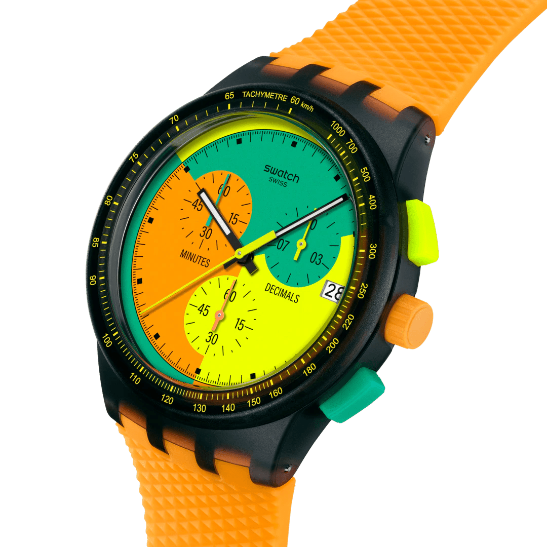 SWATCH NEON SIGNAL FLAG - SUSB422 - Simmi Gioiellerie - Orologi