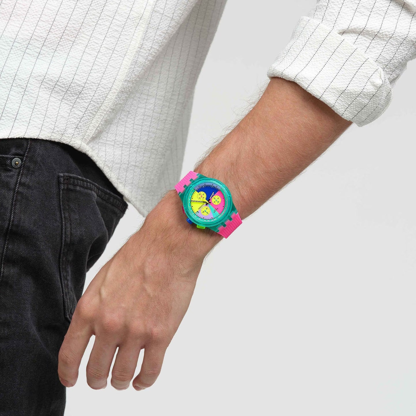 SWATCH NEON SWATCH NEON FLASH ARROW - SUSG408 - Simmi Gioiellerie -Orologi