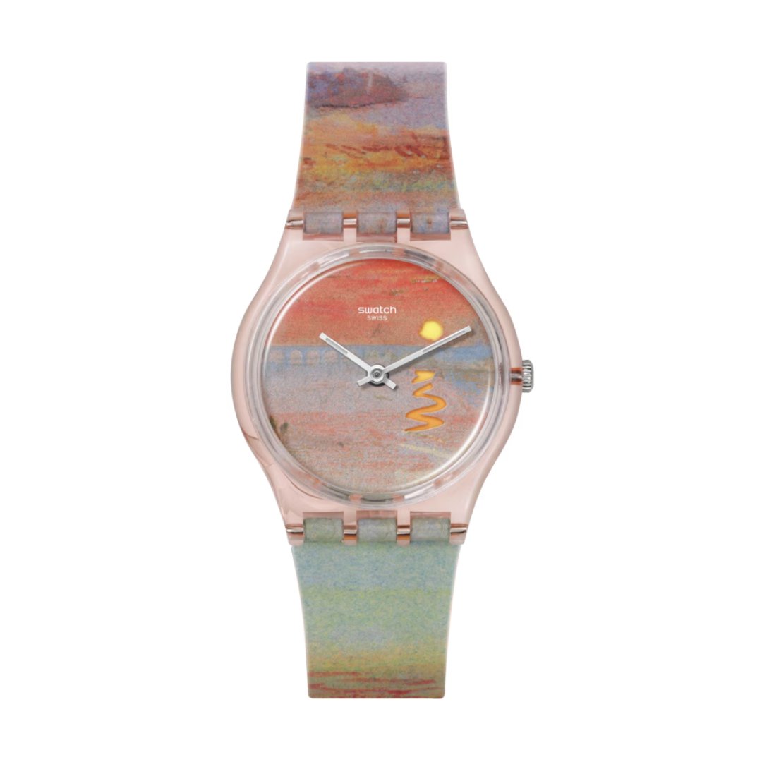 SWATCH X TATE GALLERY TURNER'S SCARLET SUNSET - SO28Z700 - Simmi Gioiellerie -Orologi