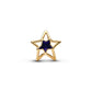 Traforato stella placcato oro 14k charm con smalto blu - 765034C01 - Simmi Gioiellerie -Charm