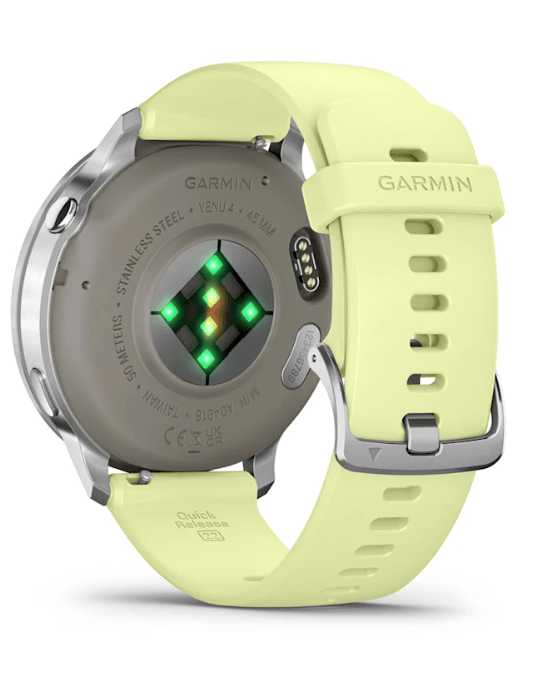 Venu® 4 - 45 mm Silver con cinturino in silicone Citron - 010 - 03014 - 02 - Simmi Gioiellerie - Orologi