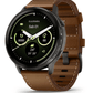 Venu® 4 - 45 mm Slate con cinturino in silicone Black e cinturino in pelle Brown - 010 - 03014 - 03 - Simmi Gioiellerie - Orologi