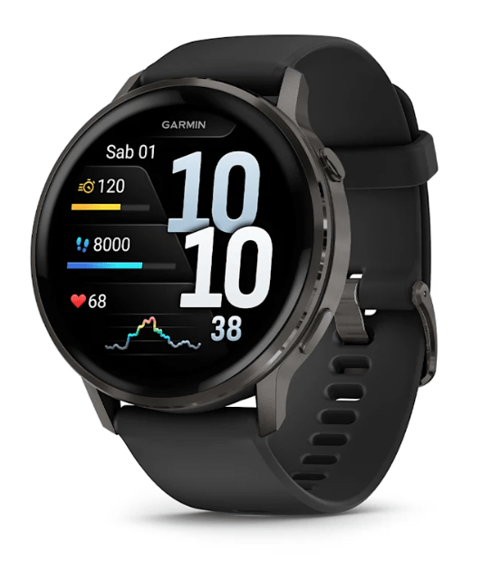 Venu® 4 - 45 mm Slate con Silicone, Black - 010 - 03014 - 00 - Simmi Gioiellerie - Orologi