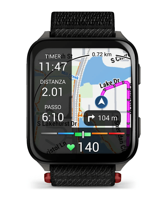 Venu® X1 Black con fondello in titanio slate e cinturino in nylon ComfortFit black - 010 - 02980 - 02 - Simmi Gioiellerie - Orologi