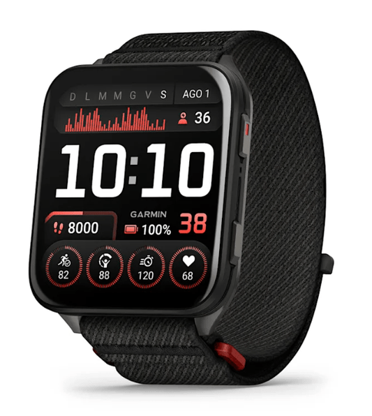 Venu® X1 Black con fondello in titanio slate e cinturino in nylon ComfortFit black - 010 - 02980 - 02 - Simmi Gioiellerie - Orologi