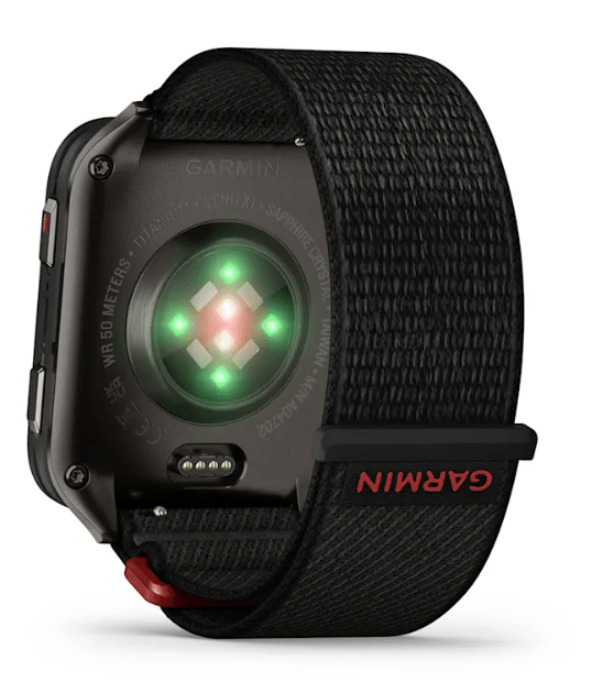 Venu® X1 Black con fondello in titanio slate e cinturino in nylon ComfortFit black - 010 - 02980 - 02 - Simmi Gioiellerie - Orologi