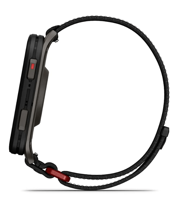 Venu® X1 Black con fondello in titanio slate e cinturino in nylon ComfortFit black - 010 - 02980 - 02 - Simmi Gioiellerie - Orologi