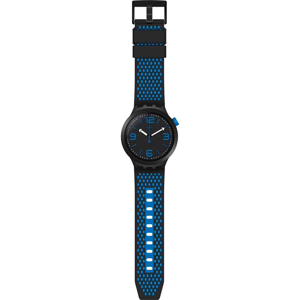 Orologio Swatch BIG BOLD BBNEON Nero e Blu - SO27N102 - Simmi gioiellerie -Orologi