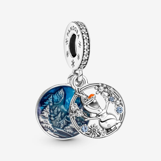 Disney, Frozen, Charm Pendente Olaf nella neve - 799638C01