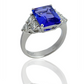 Anello da donna tanzanite e brillanti - Simmi Gioielli