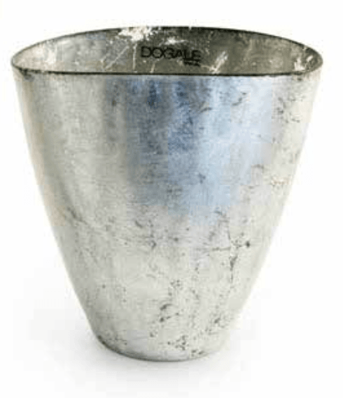Vaso argento e vetro Dogale - Simmi gioiellerie -Oggettistica