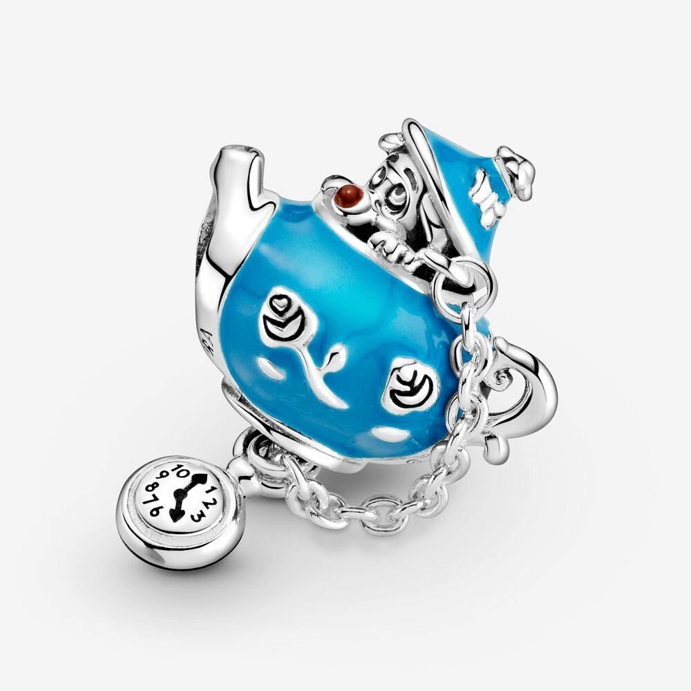 Alice nel paese delle meraviglie Disney, charm Festa di non compleanno con teiera - 799345C01 - Simmi gioiellerie -Charm